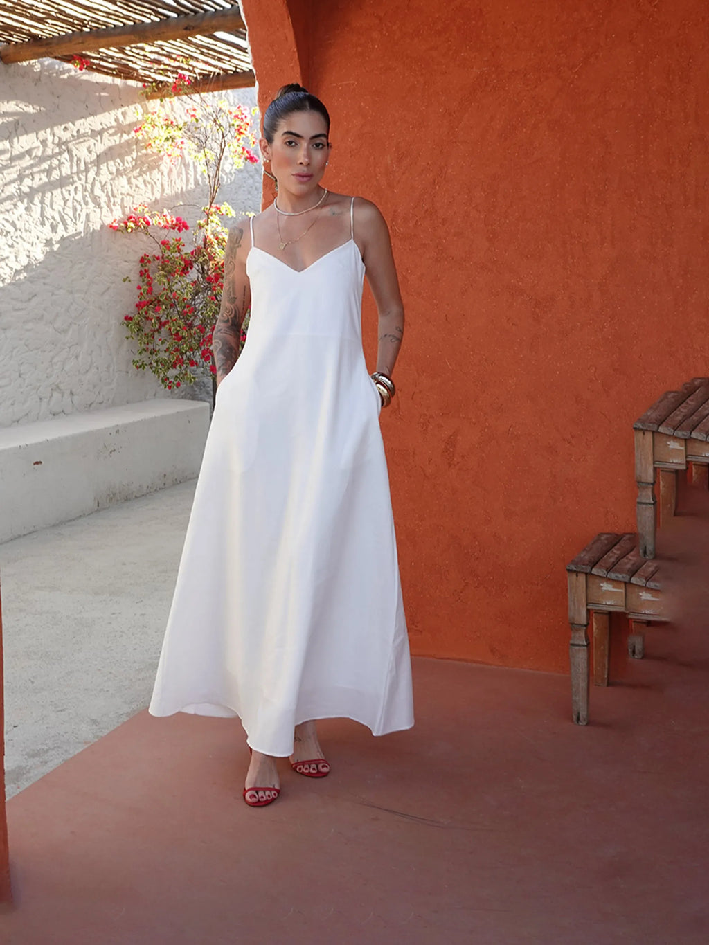 Basic long dress OFF