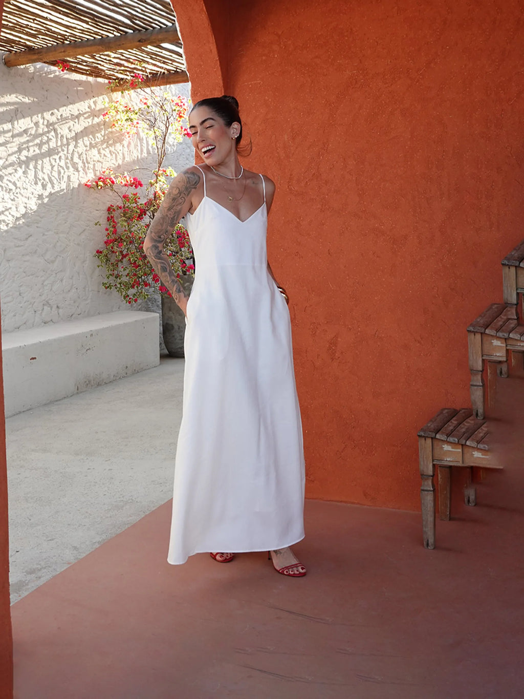 Basic long dress OFF