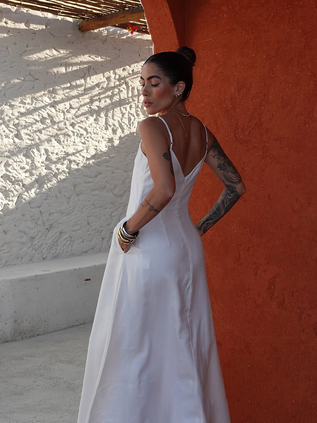 Basic long dress OFF